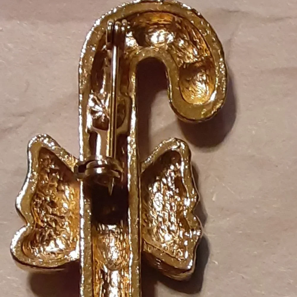 Gerry's Christmas Candy Cane Brooch